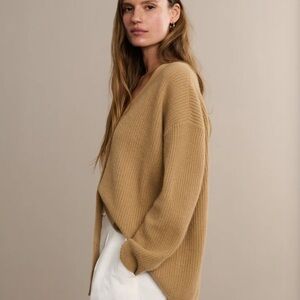 Jenni Kayne Cashmere Cocoon Cardigan Camel size XS